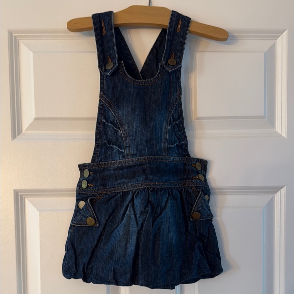 United Colors of Benetton Denim Jumper Dress